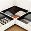 Chenille blanche 2 avec rangement : Assise douce et confortable, design ergonomique et moderne