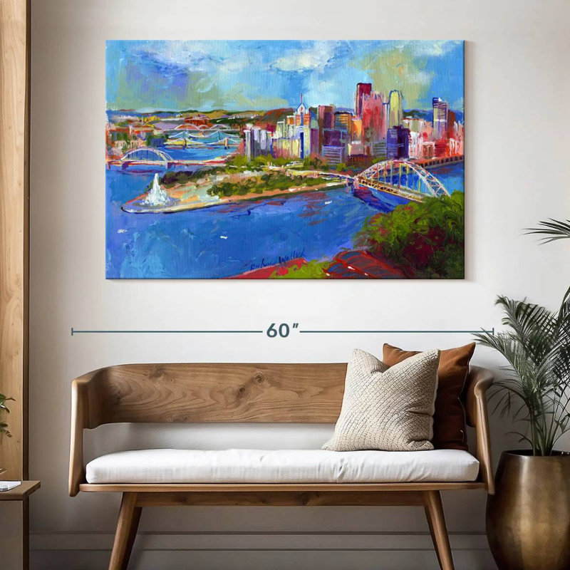 Nicci Pittsburgh, H 34 po x l 51 po
