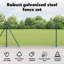Vidaxl Fence With Posts PVC-Coated Steel-116798089-116798095