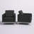 Loft Tufted Vegan Leather Armchairs --1299291071