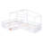Twin Size House Platform Bed With Three Storage Drawers,White