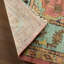 Jaipur Living Afri JIN03 Handknotted Medallion Pink and Teal Runner Rug (3'x10')-1066387154