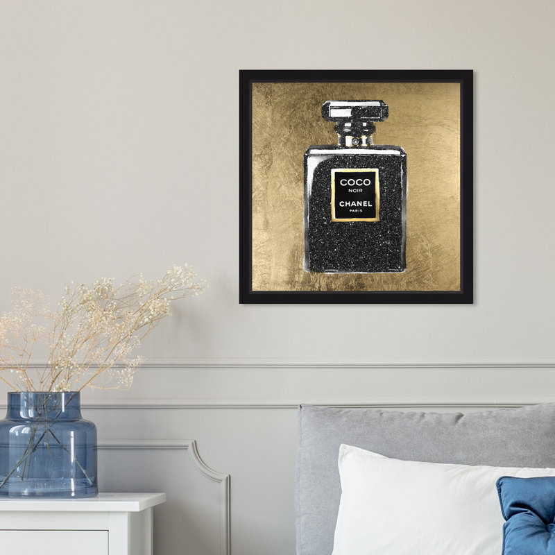 Classic Glitter Noir Print by Oliver Gal, 16" H x 16" W
