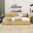 Twin Size 2 Drawers Upholstered Daybed-1118087026