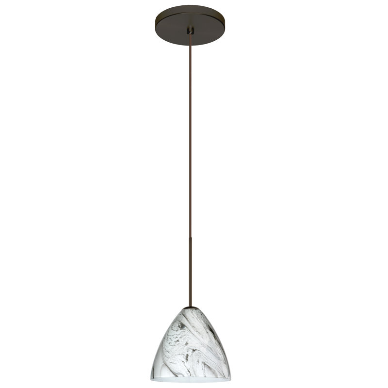 Mia 1 - Light Single Pendant, Bronze, LED