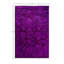 Tapis unique noué à la main Vibrance - mauve, 6 pi 3 po x 9 pi 4 po