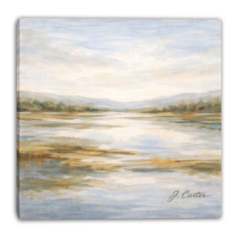 Open Meadow Wrapped Canvas Wall Art, 48"W x 36"H x 1.5"D