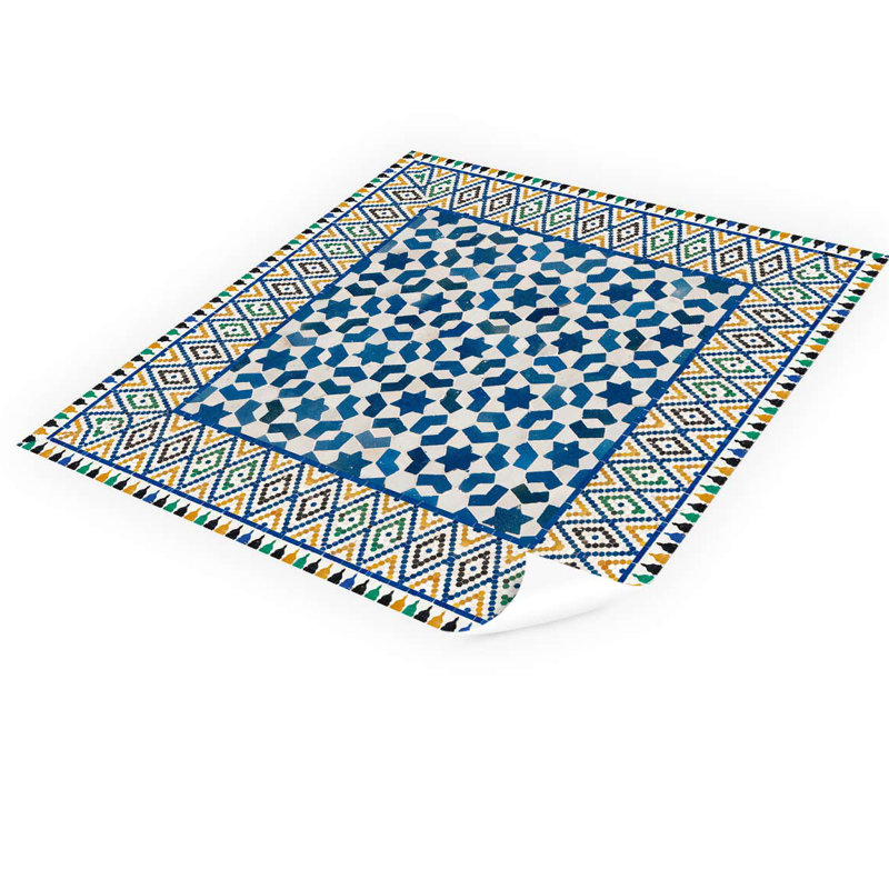 Shurtleff Non-Slip Chevron Indoor Doormat, Square 136cm