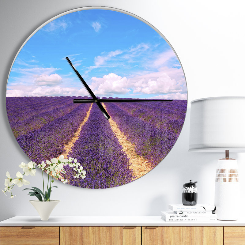 Horloge murale Swigart Farmhouse Designart, Moyen