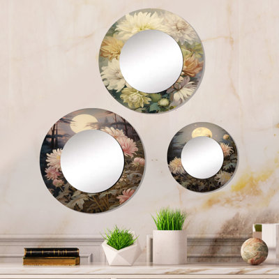 Lorijo Metal Round Mirror
