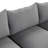 120*93" Modern U Shape Modular Sofa With Storage Ottoman