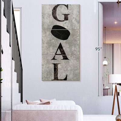 Typographie de but de hockey