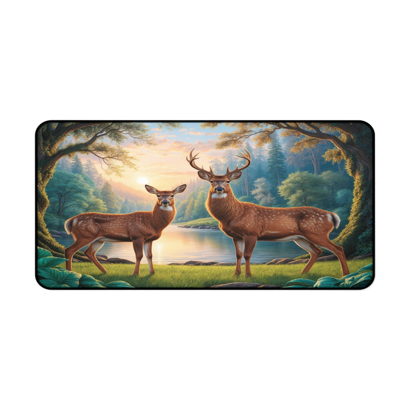 Polyester Desk Pad, 14.4x12.1