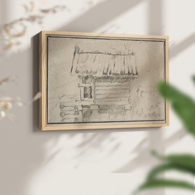 Vintage Sketch Work-LXXII -Framed Print - Restickable