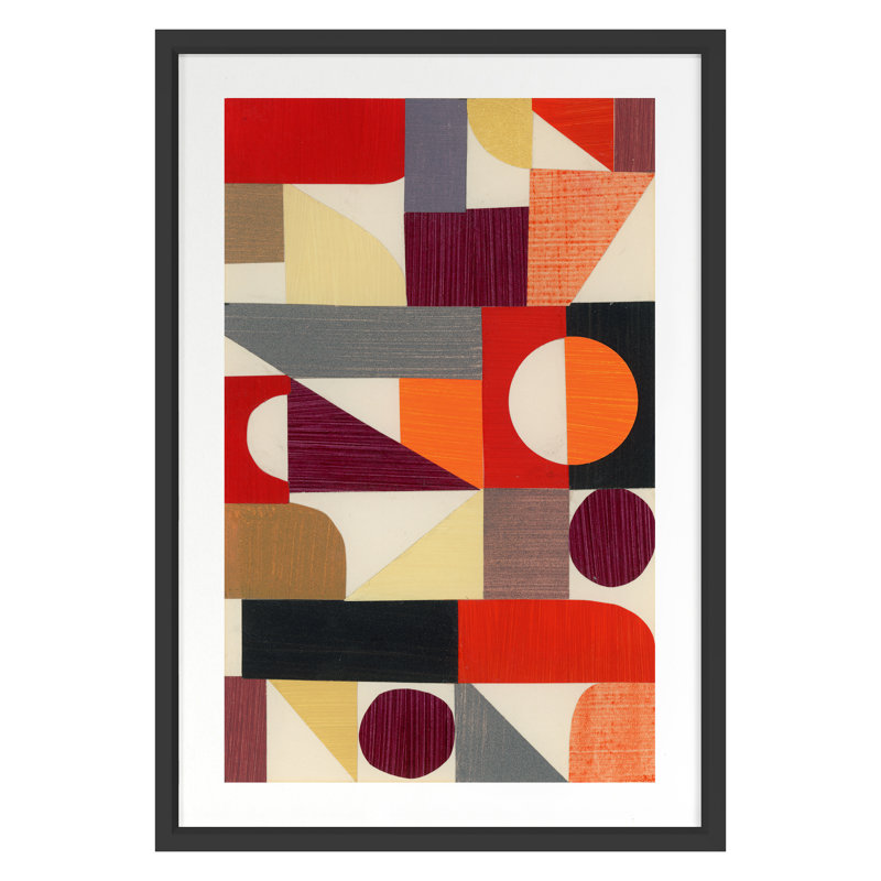 Teamwork 2 Print by Andy Burgess, Black Framed