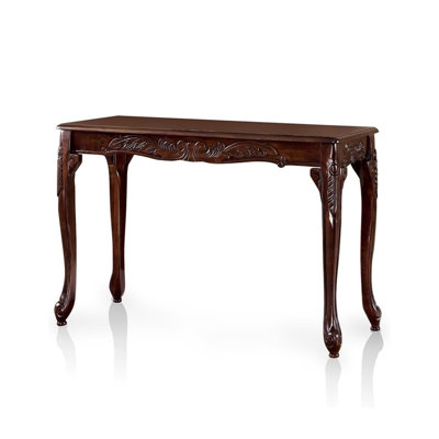 47.6" W Traditional Sofa Table, Dark Cherry