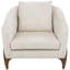Chaise d'appoint de 32 po de largeur