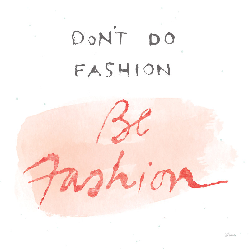 Beauty And Sass IV by Sue Schlabach - No Frame Print on Canvas, 30cm H x 30cm W x 3.8cm D