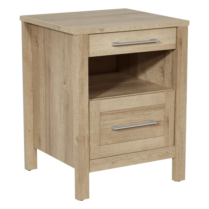 Dwane 2 - Drawer Nightstand, Canyon Oak