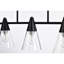 Luminaire suspendu linéaire unique et remarquable à 5 lumières Ryebrook
