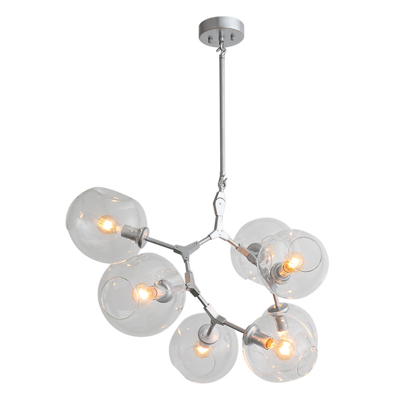Fairfax 7 - Light LED Chandelier, Matte Chrome