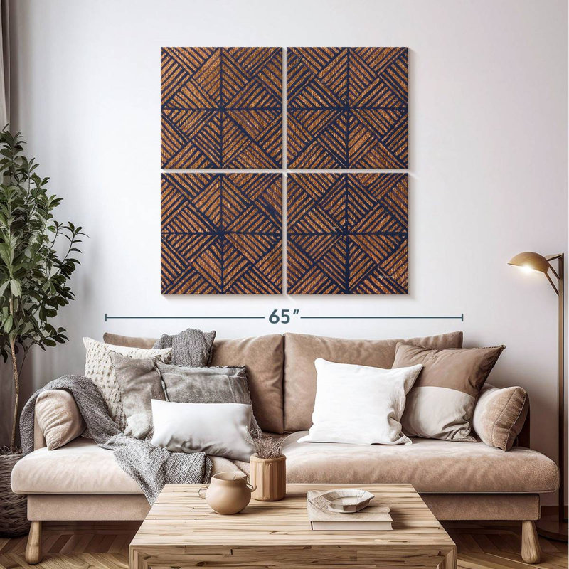 Copper Pattern, 45" H x 45" W