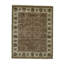 Wool Oriental Area Rug in Olive/Rust/Ivory
