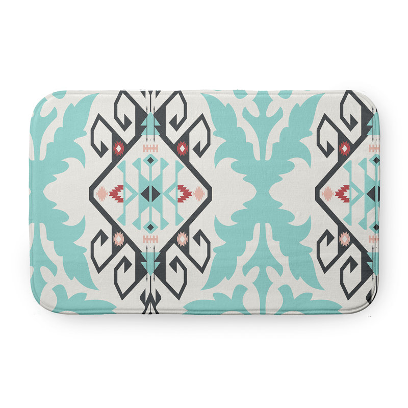Tapis de bain Happy Hippy, L 21 po x L 34 po, gris