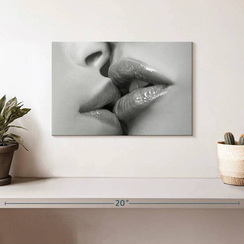 Hardie Kissing Lips, H 8 po x l 12 po