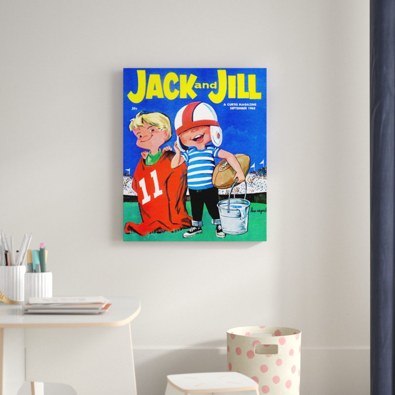 'Rugby Players' Print on Wrapped Canvas, 29" H x 24" W