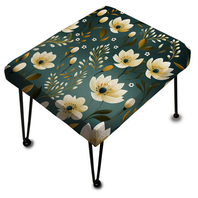 Motif de jonquille vert et blanc Allure
