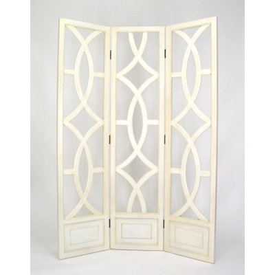 Bridget 72'' W x 76'' H 4 - Panel Folding Room Divider