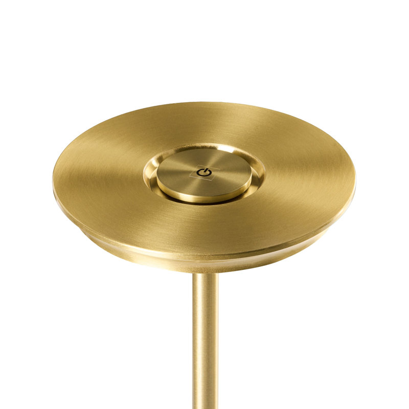 Aluminium Table Lamp, Gold