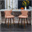 Ensemble de 2 tabourets de comptoir Nevis Mid-Century