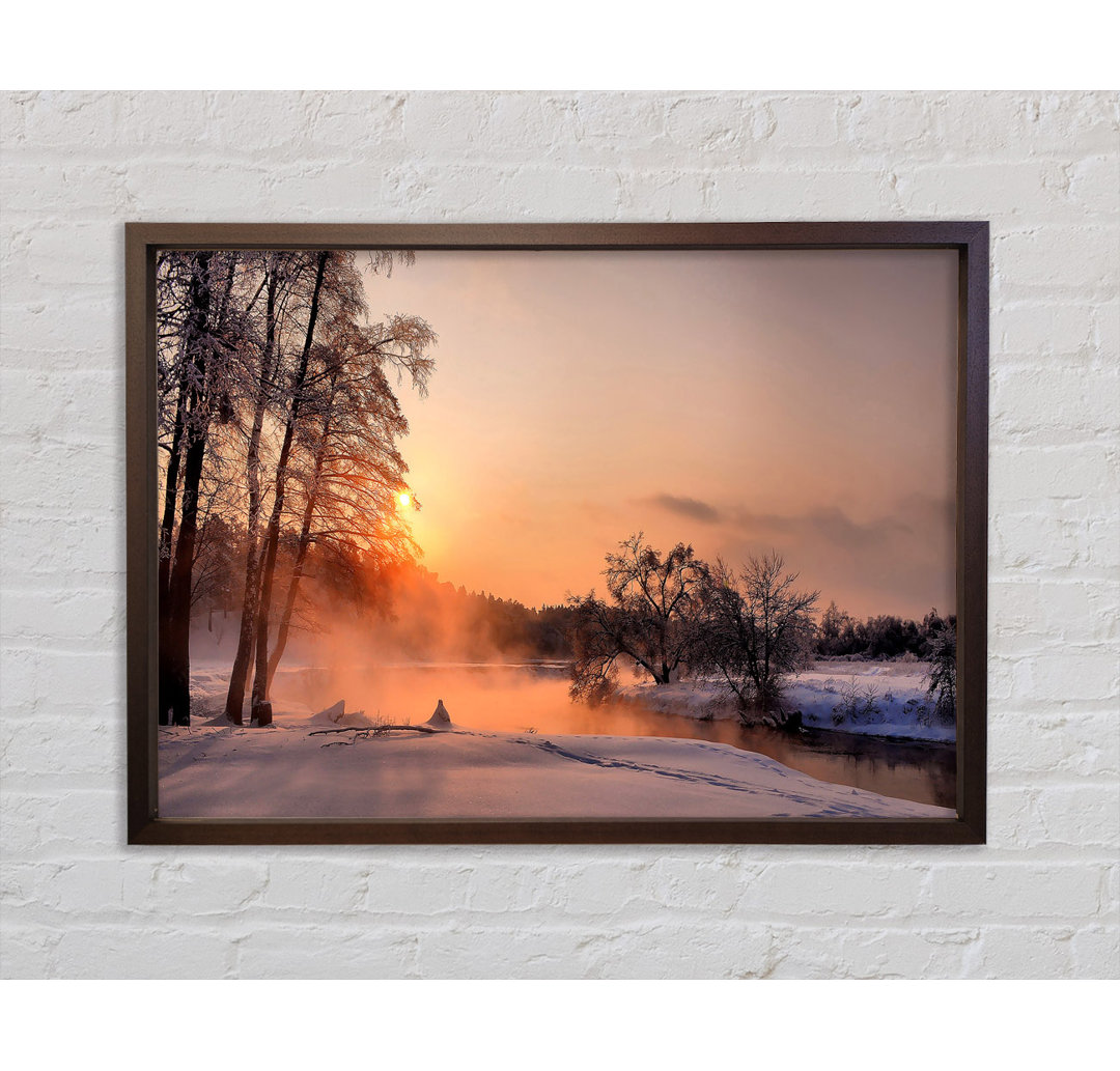 An Evening In December - Single Picture Frame Kunstdrucke auf Leinwand