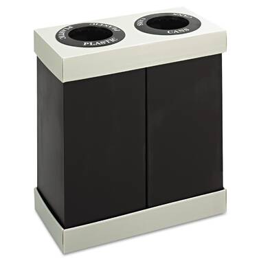 Tonchean 36L/9.51Gallon Rectangular Kitchen Trash Can with Wheels