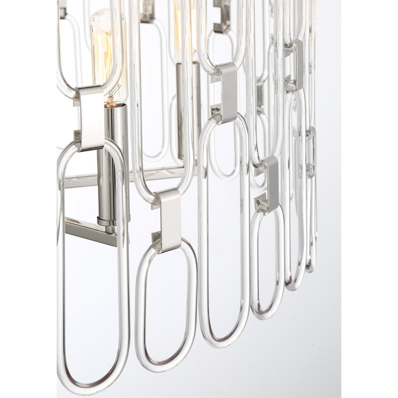 6 - Light Polished Nickel Single Pendant