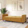 Perdue 81.5" Velvet Square Arm Convertible Sofa