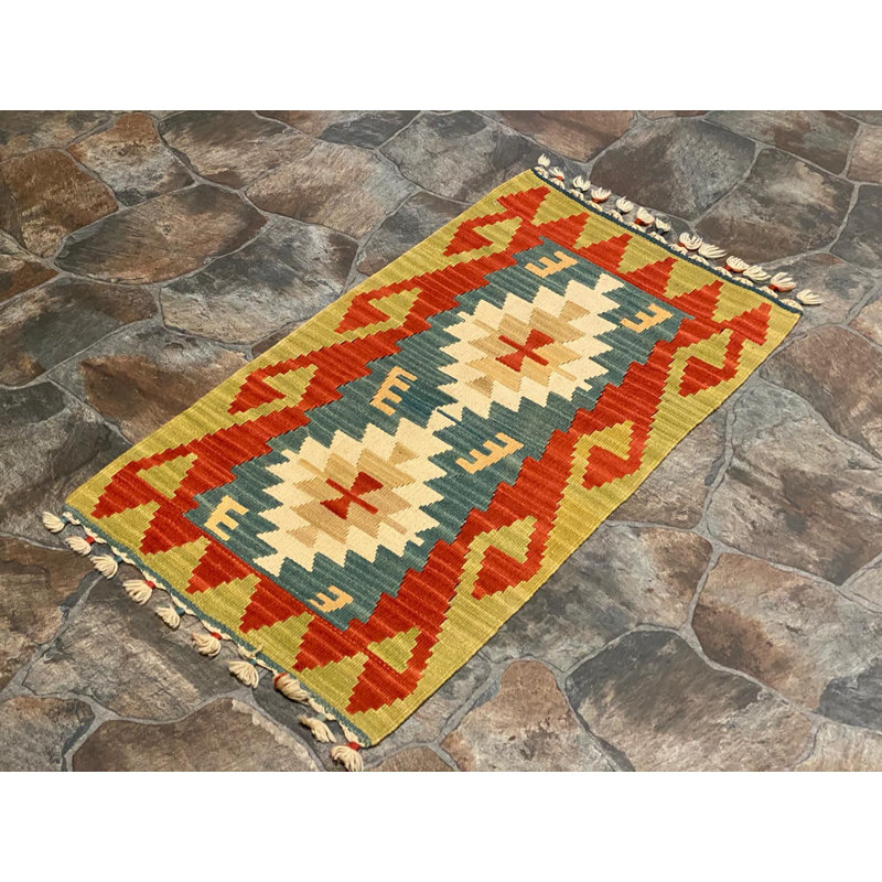 Tapis tribal anatolien fait à la main 2X3 Kilim