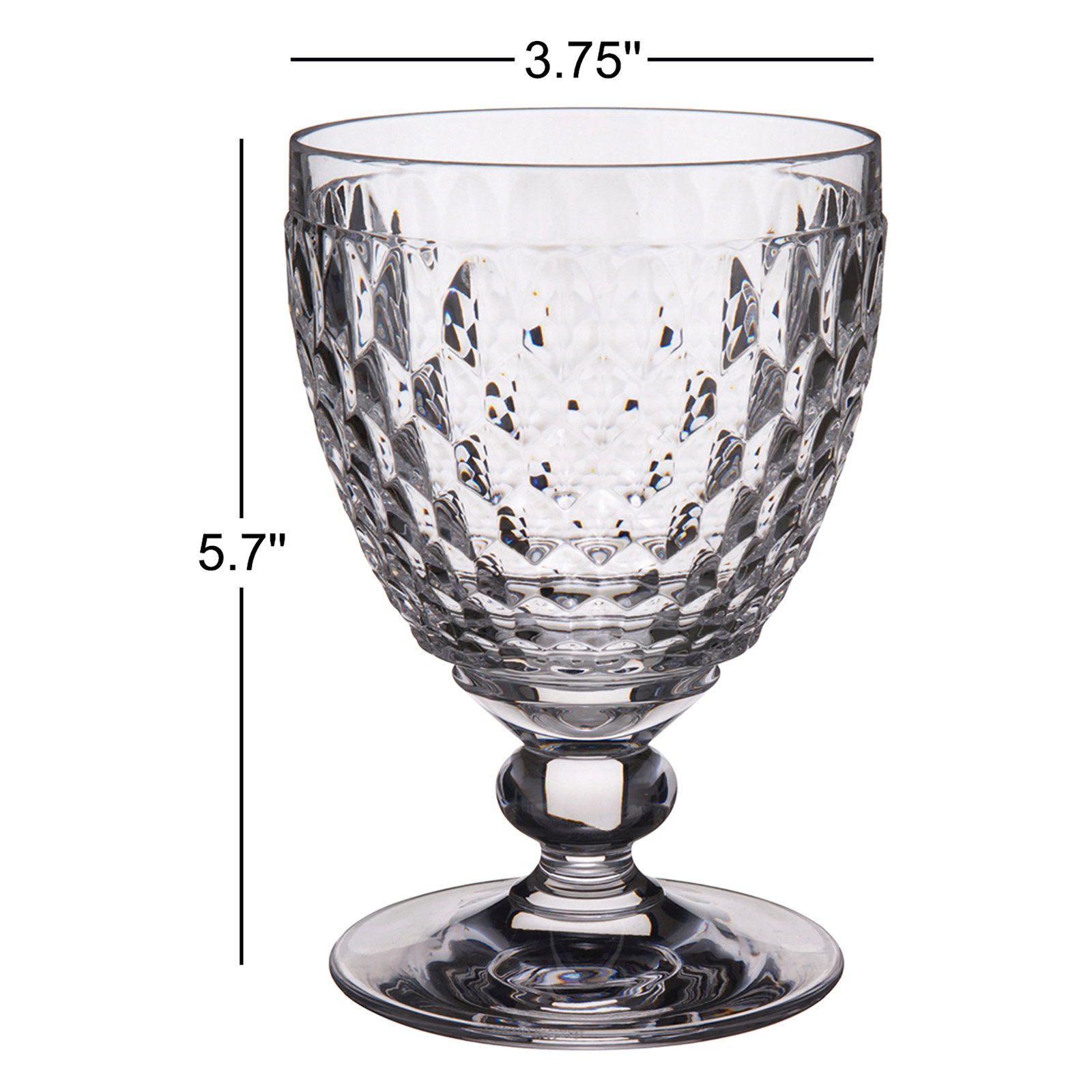 Villeroy & Boch Boston Goblet, Clear, 14 oz.