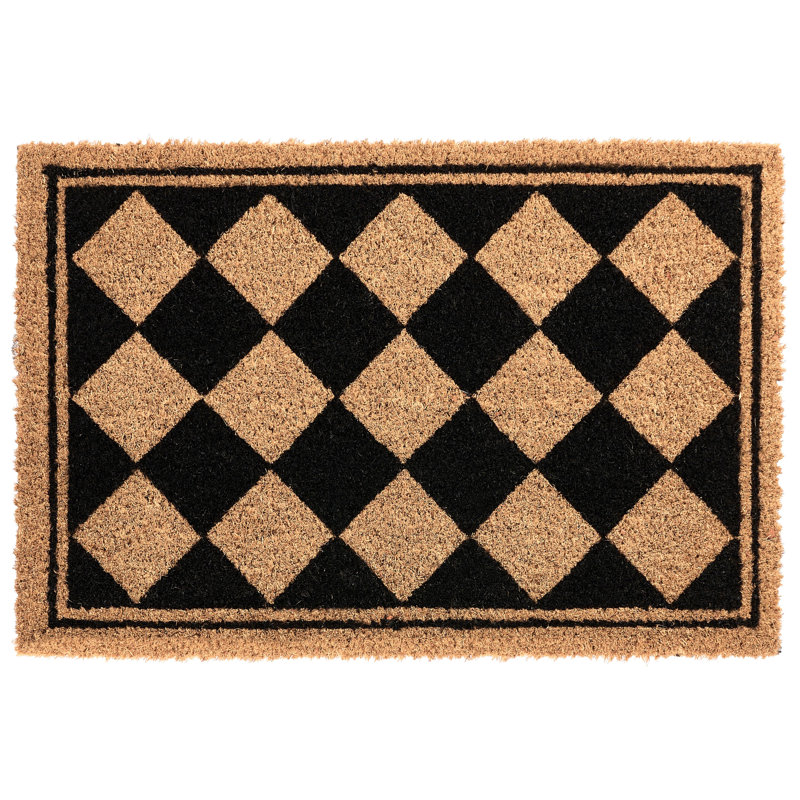 CARDONA Non-Slip Geometric Doormat