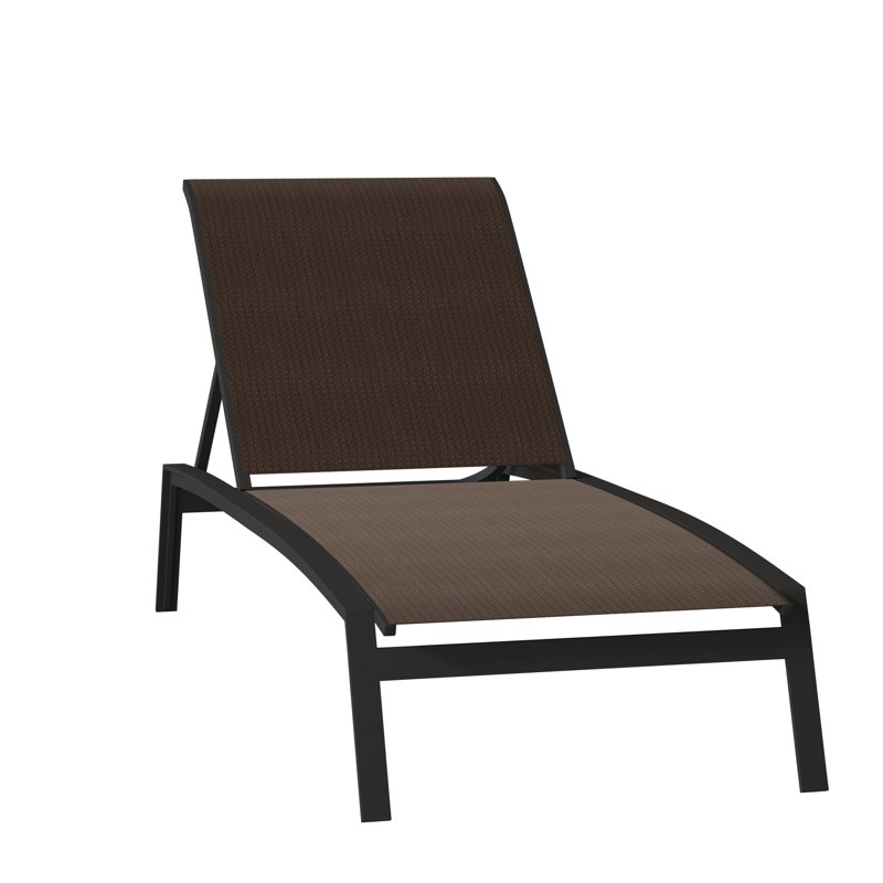Elance Outdoor Chaise Lounge, Mia II, Obsidian