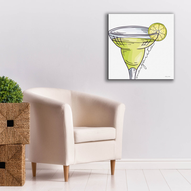  «Margarita» par Susan Ball, art mural sur toile, 26 po x 26 po, H 26 po x l 26 po