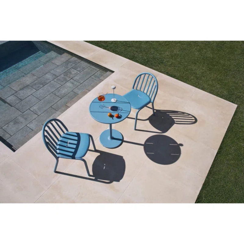 Fred 3 Piece Dining Set, Blue, Wave Blue