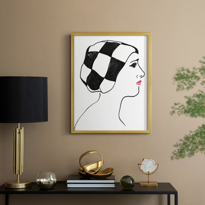 «Blossom III», reproduction encadrée - bois massif