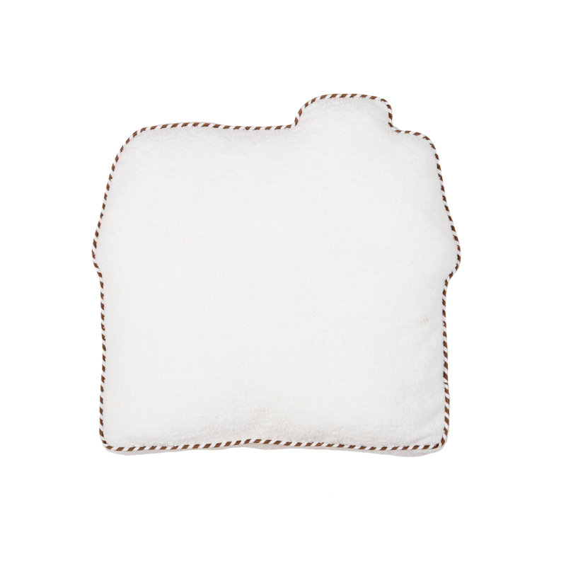 Coussin décoratif Gingerbread House 19 po x 19 po