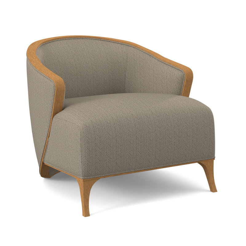 Penegrine Lounge Chair, Amber, Filigree Ivory