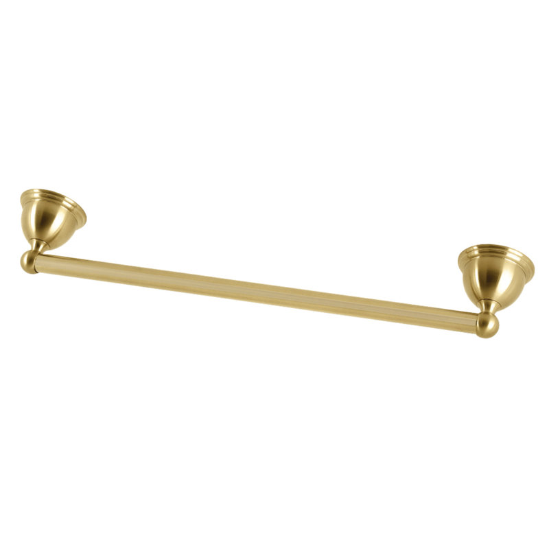 Barre à serviettes 18 pouces Kingston Brass Restoration, Laiton brossé