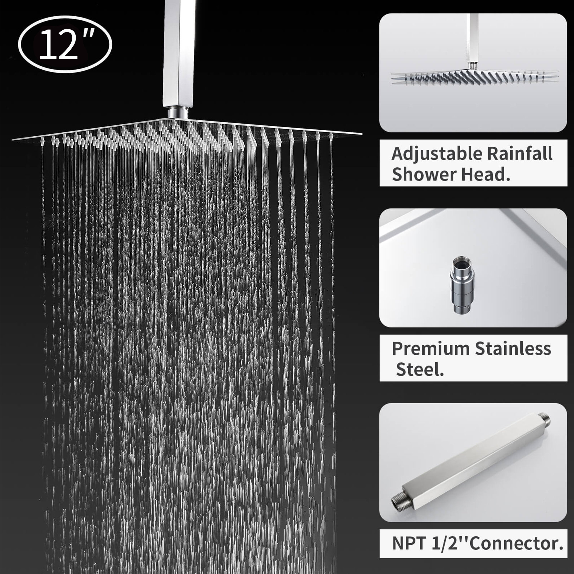 Cobbe Complete Shower System With Rough-In Valve & Reviews - Wayfair Canada