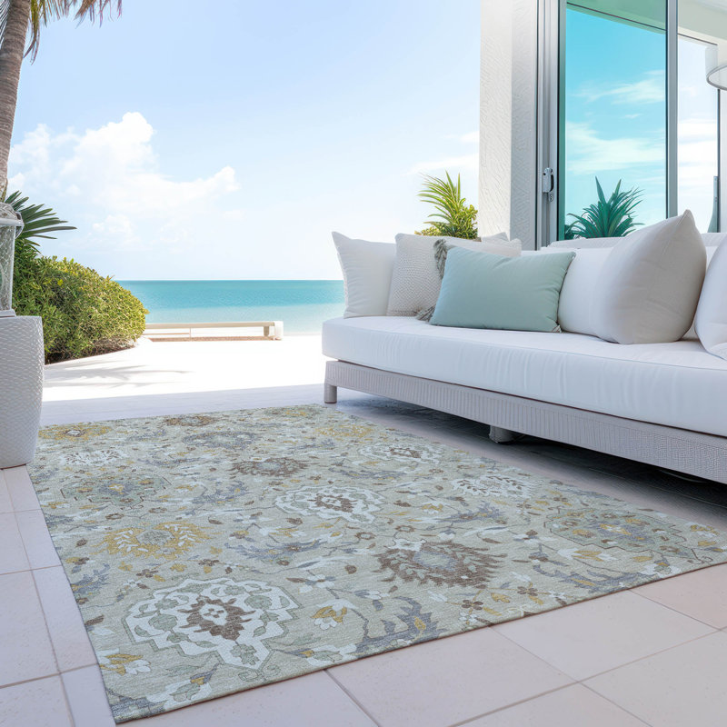  Machine Washable Indoor/Outdoor Chantille ACN1026 Rug, Rectangle 2'6" x 3'10"